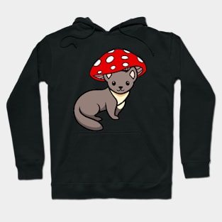 European pine marten mushie Hoodie